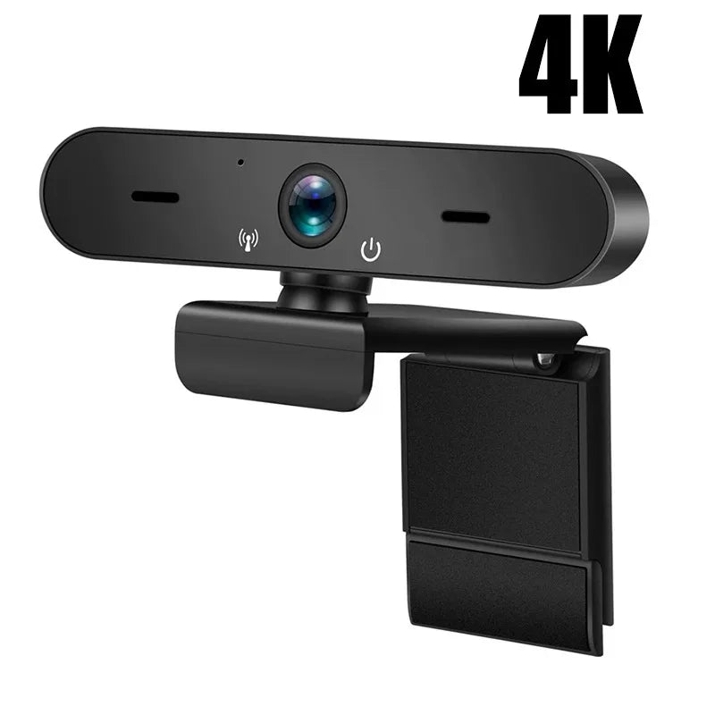 Webcam Full HD 1080P con Micrófono — USB Plug & Play