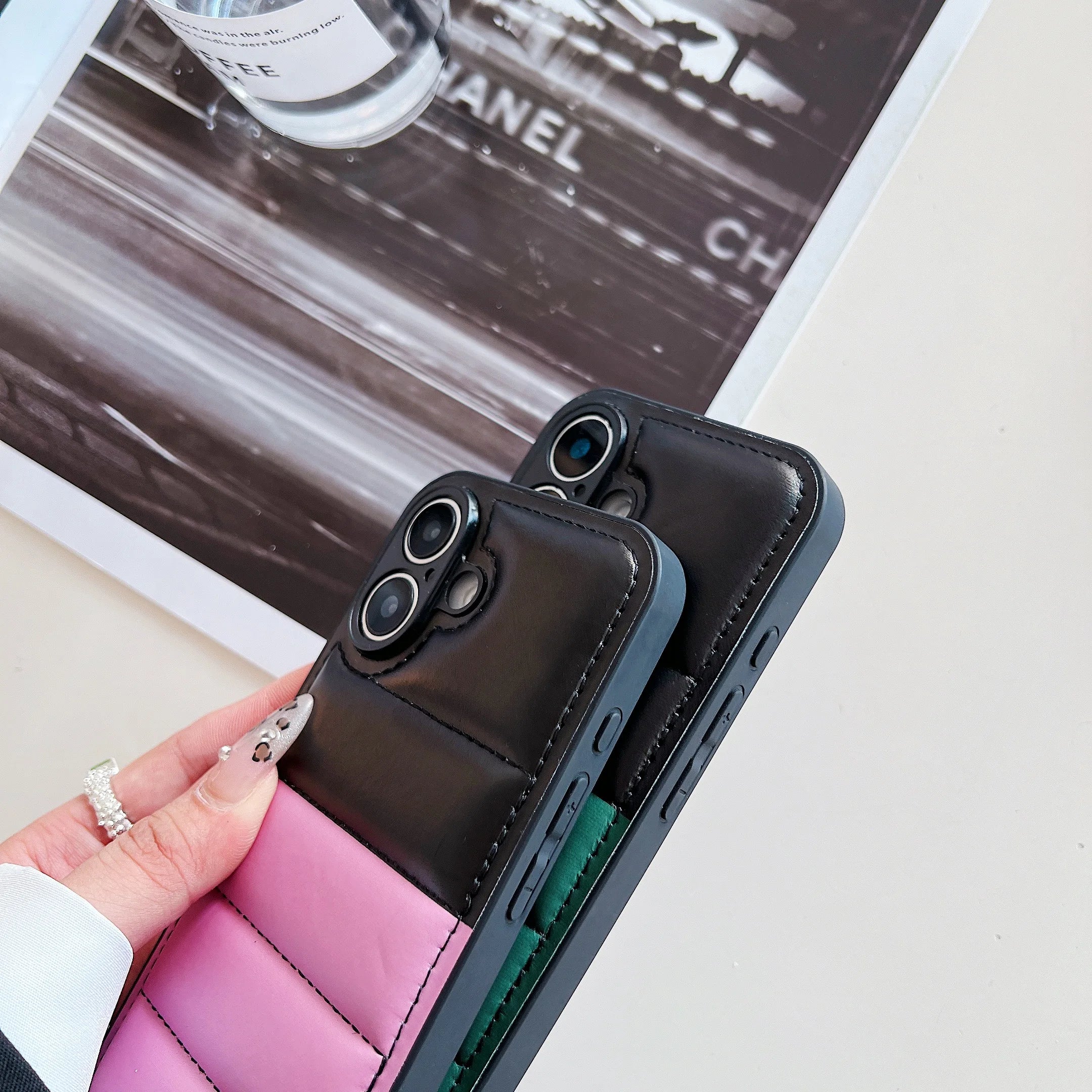 Funda Bicolor Antichoque para iPhone — Estilo Moderno