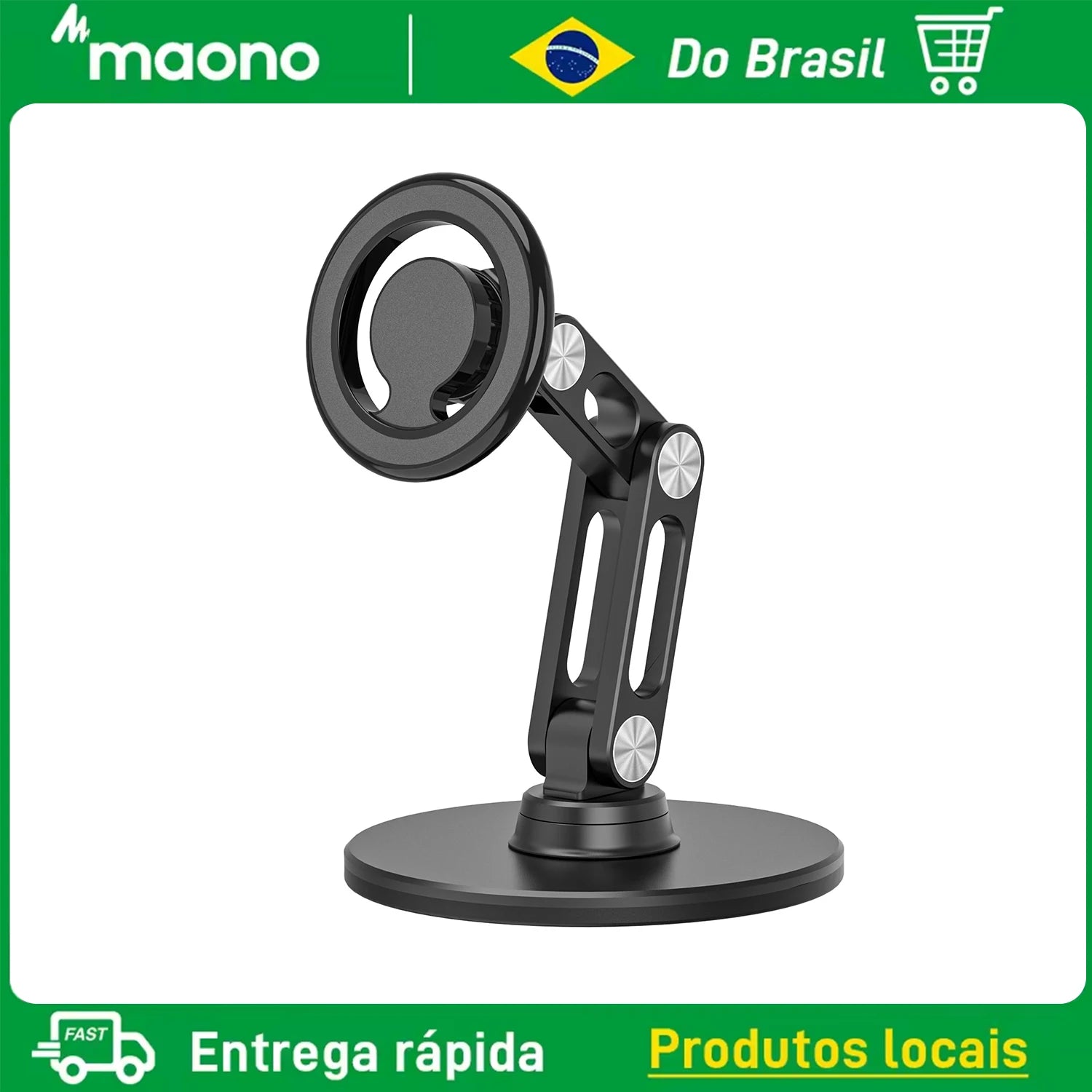 Soporte Magnético 360° para Celular — Universal y Ajustable
