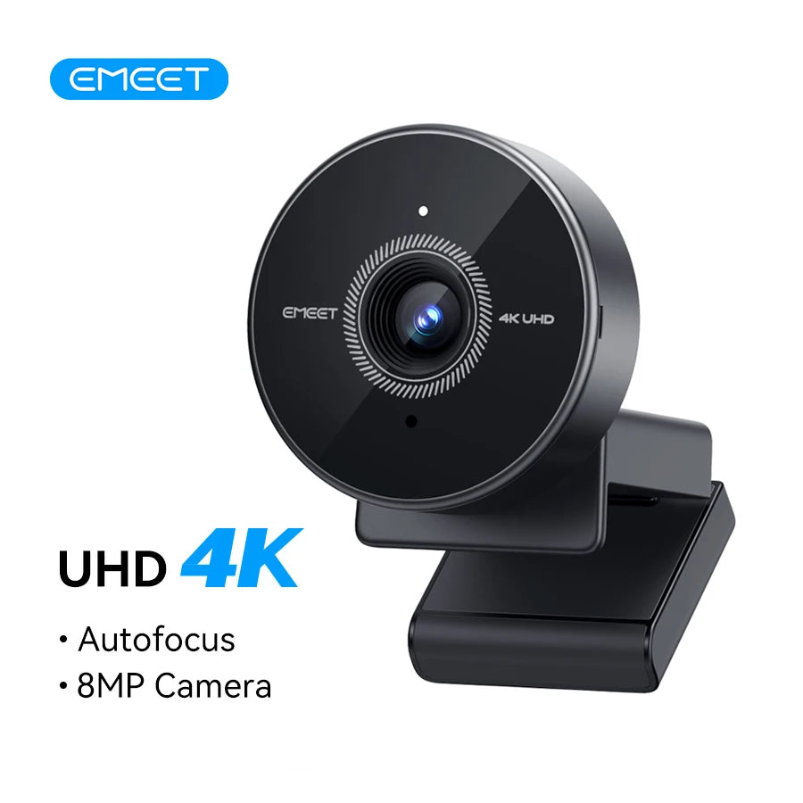 Webcam 1080P 60fps con Micrófono — Compacta y Plug & Play